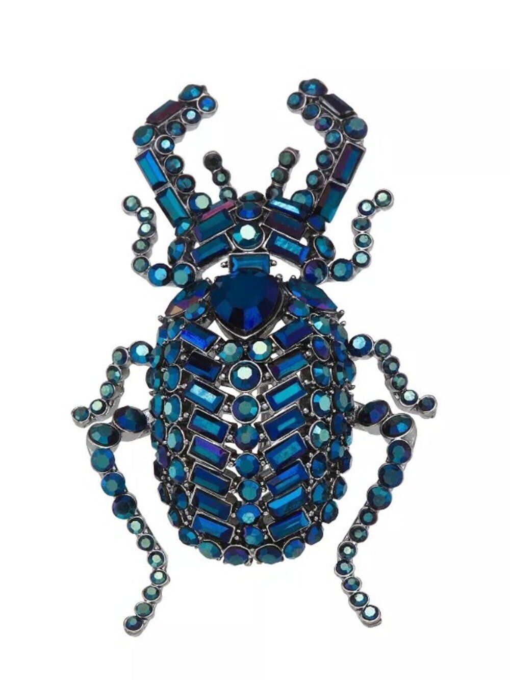 Simply Vera Vera Wang Blue Beetle Brooch